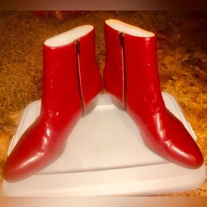 Mens Classic Giorgio Brutini Red Cuban Heel Boots